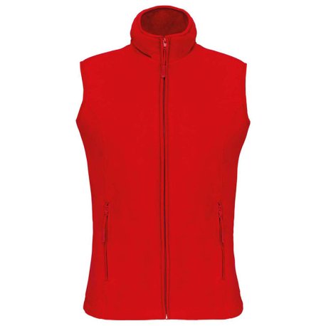 Dámska fleece vesta (KARIBAN MELODIE-LADIES MICRO FLEECE GILET) > červená > XL