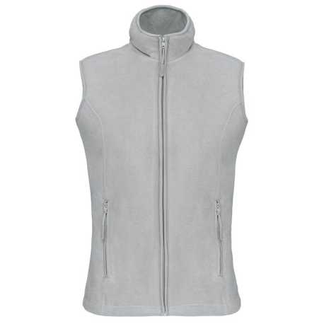 Dámska fleece vesta (KARIBAN MELODIE-LADIES MICRO FLEECE GILET) > šedá (snow) > 2XL