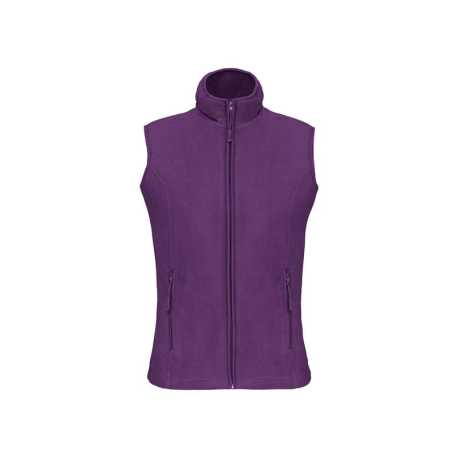 Dámska fleece vesta (KARIBAN MELODIE-LADIES MICRO FLEECE GILET) > purpurová > XS