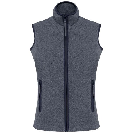 Dámska fleece vesta(KARIBAN MELODIE-LADIES FLEECE GILET)>modrá(french navy heather)>2XL