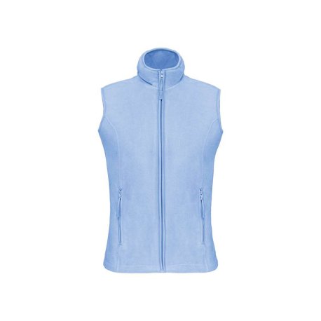 Dámska fleece vesta (KARIBAN MELODIE-LADIES MICRO FLEECE GILET) > modrá (sky) > L