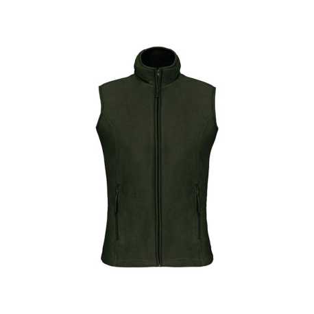 Dámska fleece vesta (KARIBAN MELODIE-LADIES MICRO FLEECE GILET) > zelená (forest) > 3XL