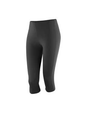 Dámske legíny (SPIRO IMPACT SOFTEX® CAPRI PANTS) > čierna > M