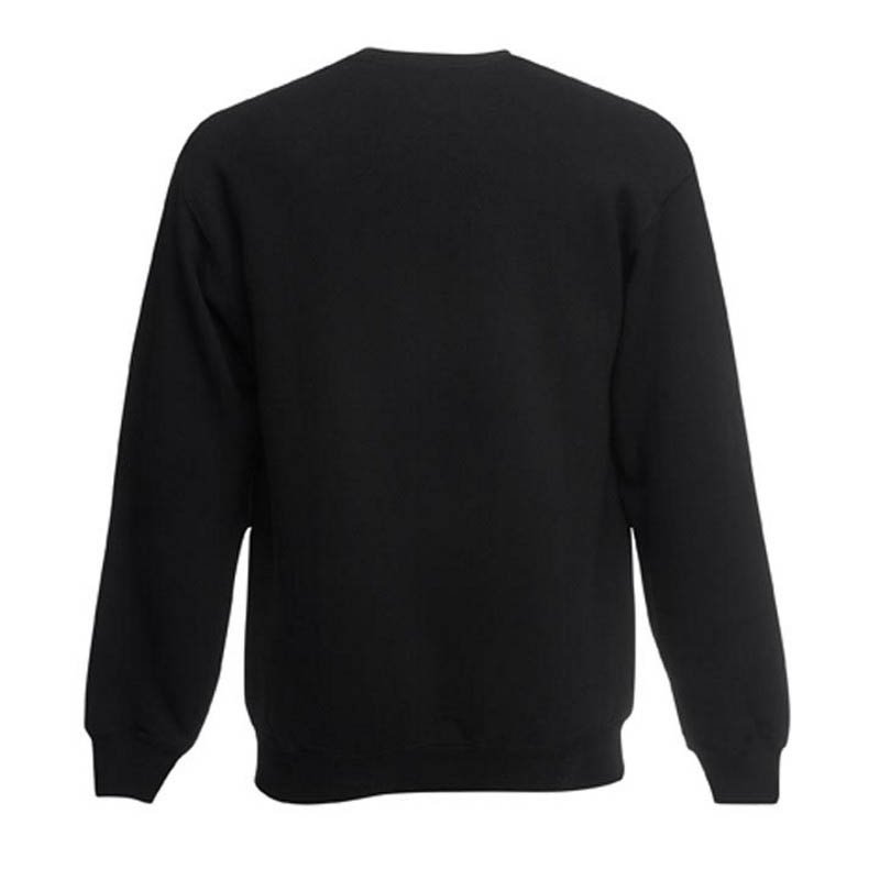 Unisex mikina (Fruit of the Loom-70/30 SET IN SWEAT) > čierna > S