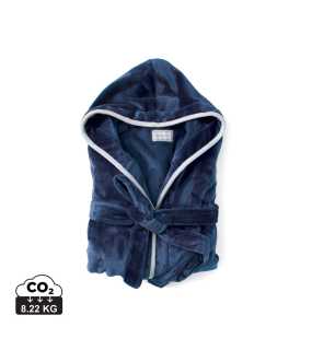 Luxusný župan VINGA Louis z GRS RPET veľkosť L/XL > modrá (navy)