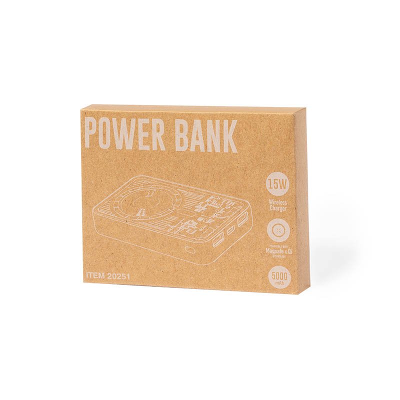 Transparentná powerbanka (5 000 mAh) > biela