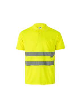 Pánska polokošeľa (VELILLA HV SS POLO) > žltá (hi-vis) > 4XL