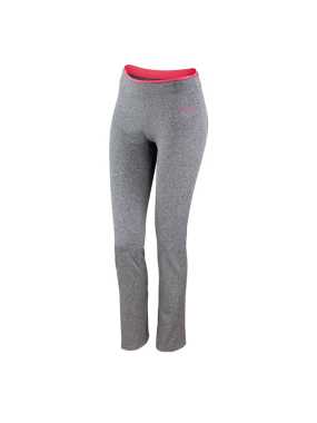 Dámske legíny(SPIRO WOMENS FITNESS TROUSER) > šedá (sport)/ ružová (coral) > XL