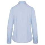 Dámska košeľa(KARIBAN LADIES’ LONG SLEEVE POPLIN SHIRT) > modrá (striped pale) > XS