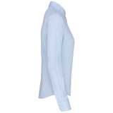 Dámska košeľa(KARIBAN LADIES’ LONG SLEEVE POPLIN SHIRT) > modrá (striped pale) > XS