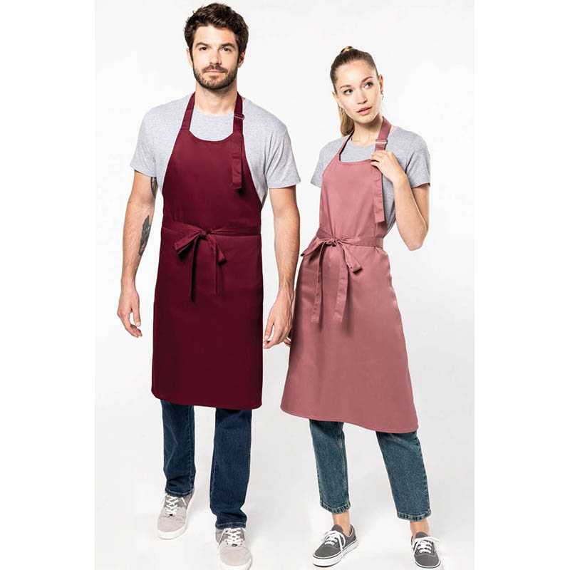 Zástera (Kariban POLYCOTTON APRON) > biela
