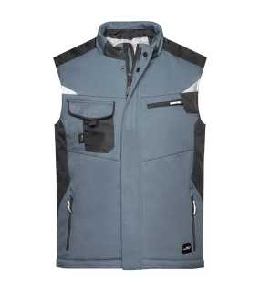 Pánska vesta (JN Craftsmen Softshell Vest) > šedá (carbon) / čierna > L
