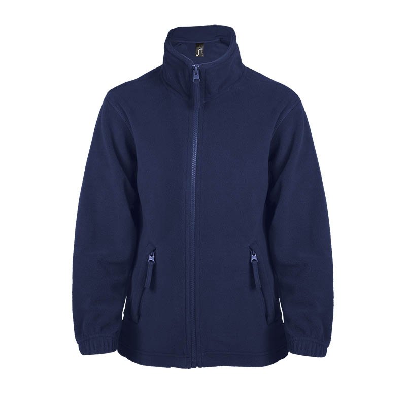 Detská bunda (SOL'S NORTH KIDS - ZIPPED FLEECE JACKET) > modrá (navy) > 12A