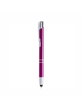 Kovové guličkové pero > ružová (fuchsia)