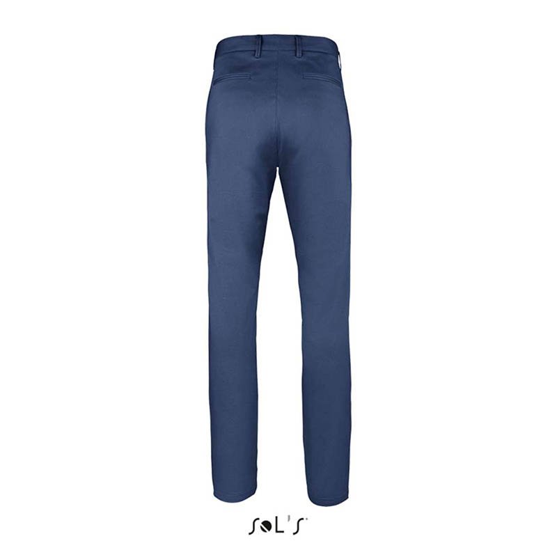 Pánske nohavice (SOL'S JARED MEN - SATIN STRETCH TROUSERS) > modrá (french navy) > 44