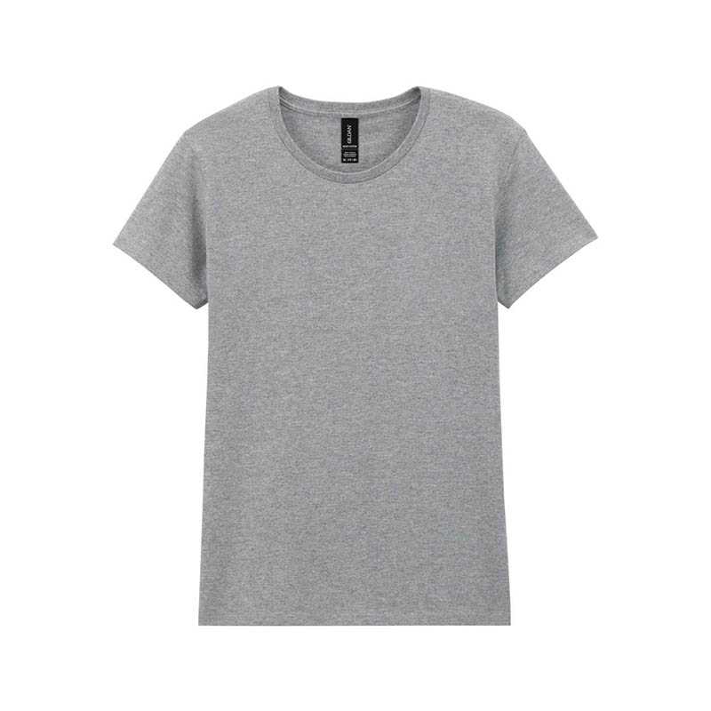 Dámske tričko (GILDAN HEAVY COTTON LADIES T-SHIRT) > šedá (sport) > M