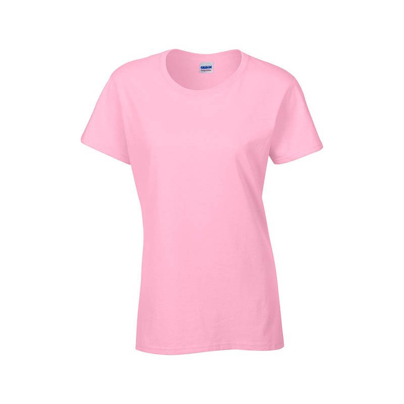 Dámske tričko (GILDAN HEAVY COTTON LADIES T-SHIRT) > ružová (light) > 2XL