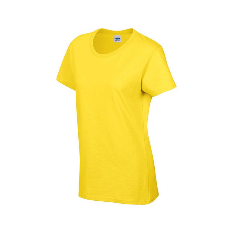 Dámske tričko (GILDAN HEAVY COTTON LADIES T-SHIRT) > žltá (daisy) > 2XL