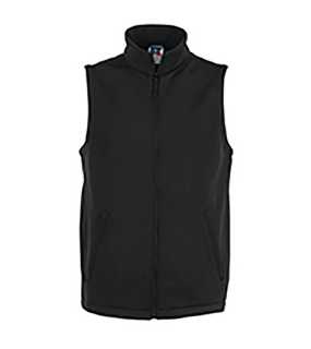 Pánska softshell vesta(Smart Softshell Gilet RUSSELL) > čierna > L