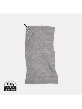 Športový uterák VINGA z GRS RPET 140x70cm > šedá