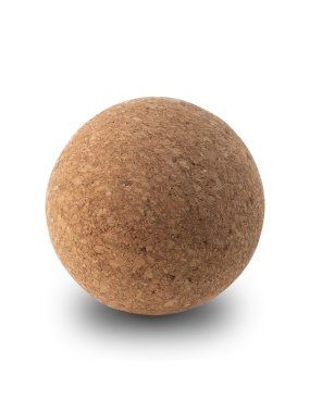 Masážna lopta z korku > hnedá