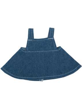 Oblečenie pre plyšové hračky (MBW Jeans skirt) > modrá (dark) > L