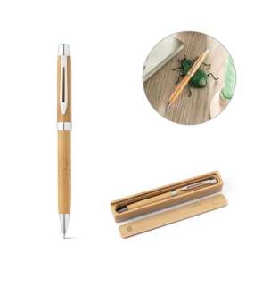 Bambusové pero v krabičke > béžová (natural)