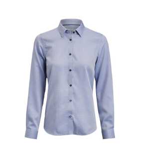 Dámska košeľa (James Harvest YELLOW BOW 55 WOMAN) > modrá (stripe) / bodkované > M