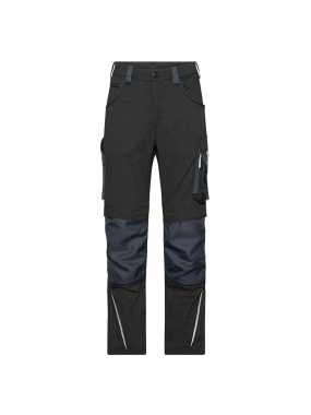 Pánske nohavice (JN Workwear Pants Slim Line STRONG) > čierna / šedá (carbon) > 102