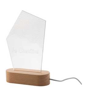 | LED svetelná trofej > prírodná / transparentná > A