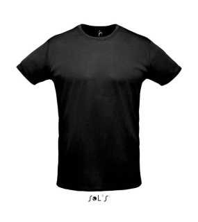 Pánske tričko (SOL'S SPRINT - UNISEX SPORT T-SHIRT) > čierna > M