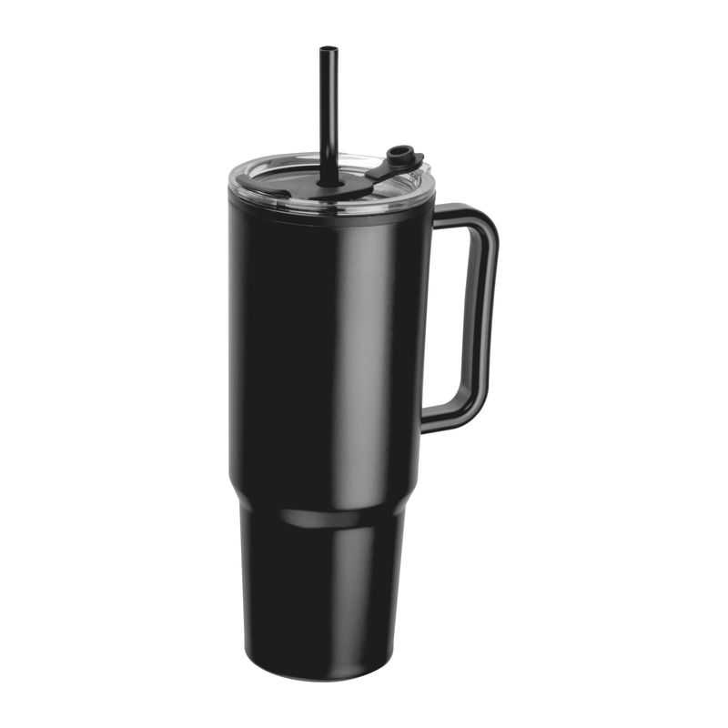 XXL termohrnček, 1200ml > čierna
