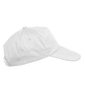 Detská 5 panelová šiltovka (KARIBAN FIRST KIDS CHILDREN CAP) > biela