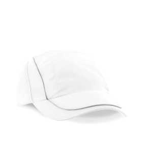Unisex šiltovka (Beechfield Coolmax Flow Mesh Cap) > biela
