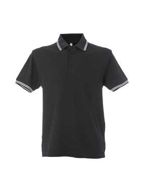 Pánska polokošeľa (PARIS MAN by JR) > čierna / biela > 2XL