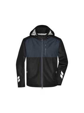 Pánska bunda (JN Padded Hardshell Workwear Jacket) > čierna / šedá (carbon) > 6XL