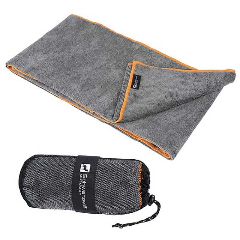 Veľký outdoorový uterák 60x120cm "SCHWARZWOLF" > šedá