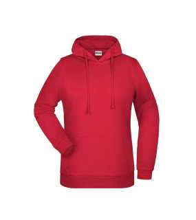 Dámska mikina(JN Basic Hoody Lady) > červená > M