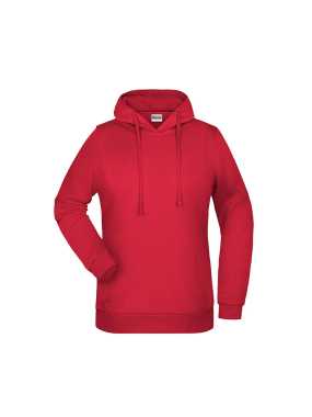 Dámska mikina(JN Basic Hoody Lady) > červená > M