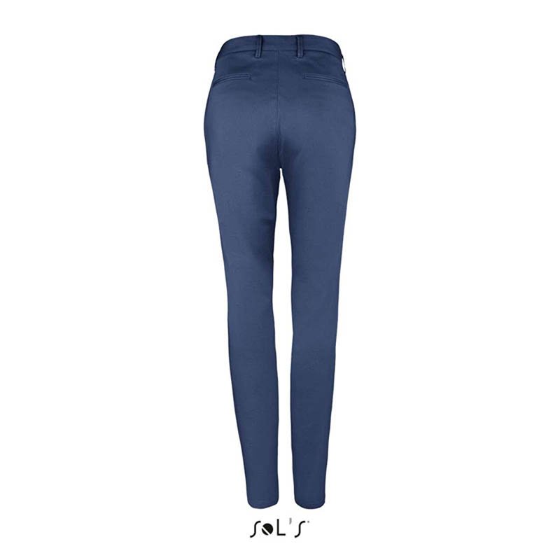 Dámske nohavice (SOL'S JARED WOMEN - SATIN STRETCH TROUSERS) > modrá (french navy) > 38