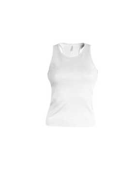 Dámske tielko (KARIBAN ANGELINA LADIES TANK VEST) > biela > S