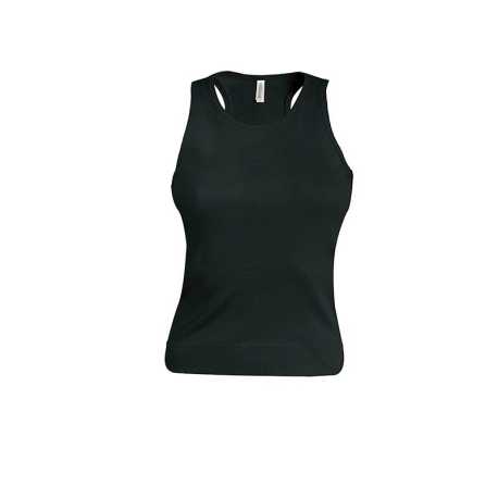 Dámske tielko (KARIBAN ANGELINA LADIES TANK VEST) > čierna > L