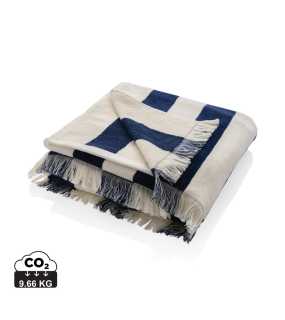 Plážová osuška XL Ukiyo Yukari z recykl. bavlny AWARE™ > modrá (navy)