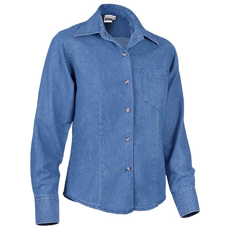 Dámska košeľa (PANTER) > modrá (denim) > 36