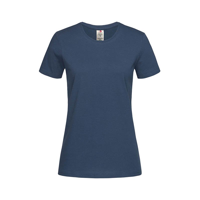 Dámske tričko (STEDMAN T ORGANIC C-NECK/W) > modrá (navy) > S