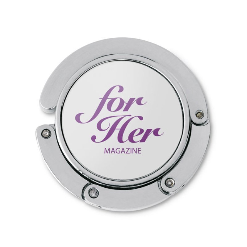 Elegantný držiak na tašku > strieborná