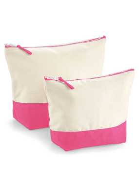 Toaletná taštička (WM Dipped Base Canvas Accessory Bag)>béžová (natural) / ružová (true)>L
