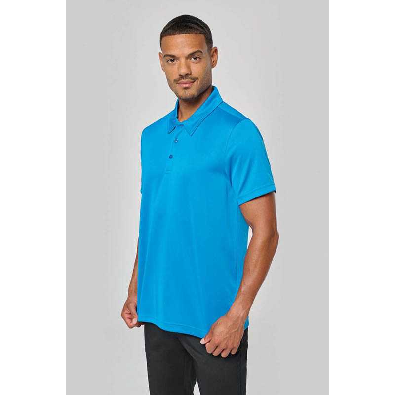 Pánska polokošeľa (PROACT PERFORMANCE SHORT SLEEVE POLO SHIRT) > biela > 3XL