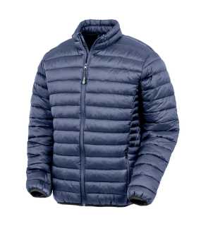 Pánska bunda (RESULT Recycled Padded Jacket) > modrá (navy) > L