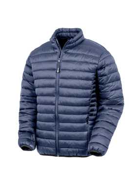 Pánska bunda (RESULT Recycled Padded Jacket) > modrá (navy) > XS